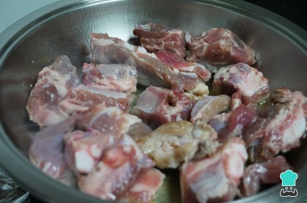 Receta de Costillas de cerdo en salsa de vino blanco - Paso 3